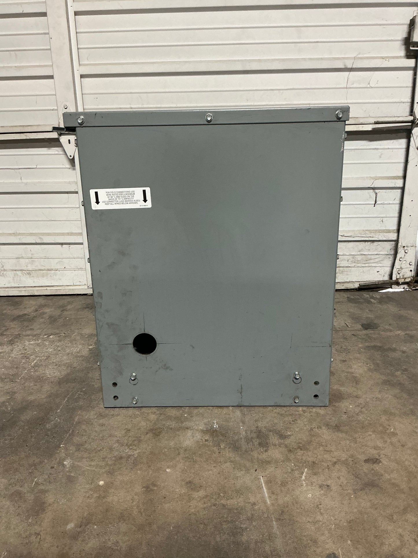 Used Square D 15 KVA,480 Volt Primary 208y/120 Volt Secondary (Delta Y) 3 Phase Transformer