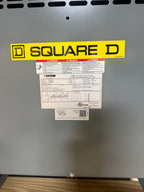 New Square D 45 KVA Transformer, 3 Phase, Primary 480, Secondary 208/120 Delta Y