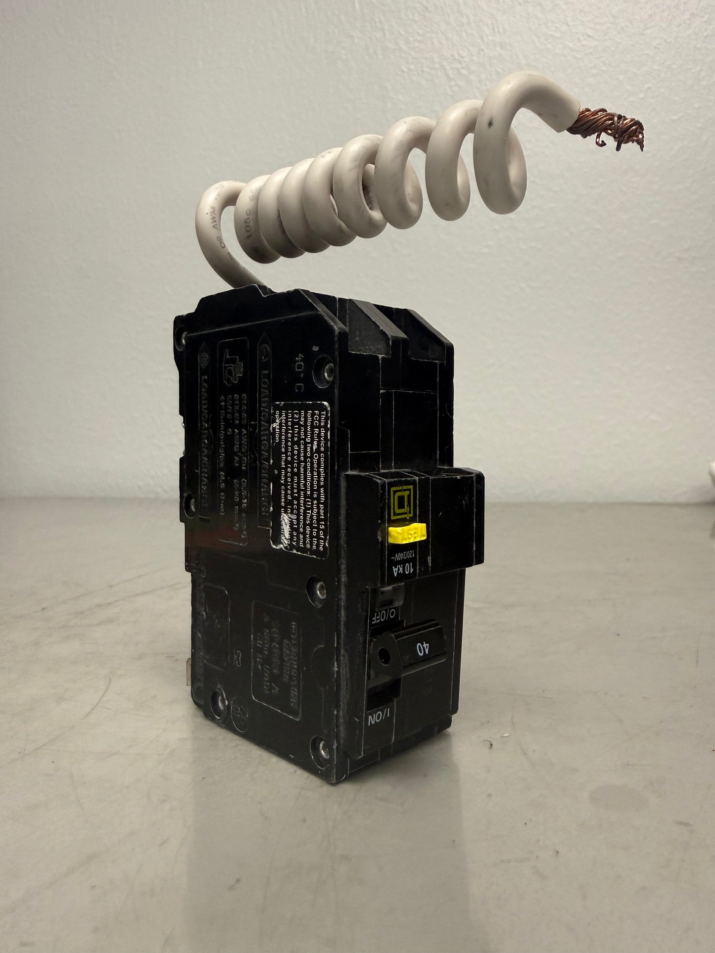 Used Square D QO240GFI 2 Poles, 40 Amps, 240 Volts