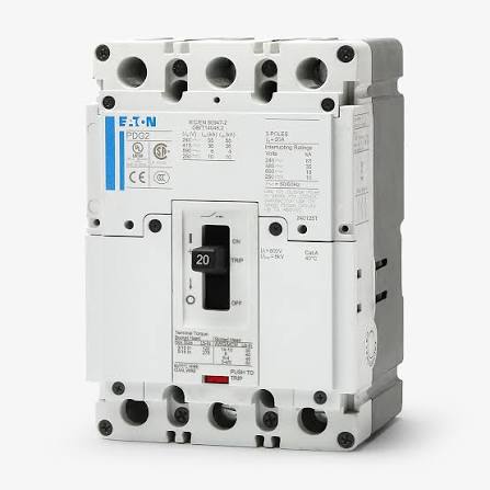 New Eaton PDG23G0020TFFL 3 Pole, 20 Amps, 480 Volts Circuit Breaker