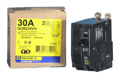 New Square D QOB230VH 2 Poles, 30 Amps, 240 Volts