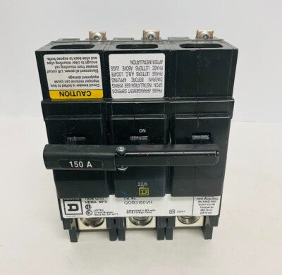 New Square D QOB3150VH 3 Poles, 150 Amps, 240 Volts